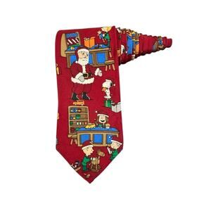 Peanuts Dear Santa Can You Send me Your Catalog Snoopy Christmas Necktie